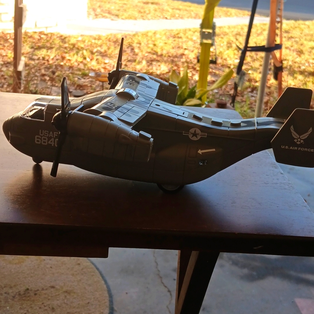 Lollipop United States Air Force Military Helicopter, V-22 Osprey Airplane, 1:72